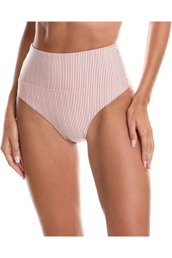 Women's Pink/White Emelia Bikini Bottom XL NWT