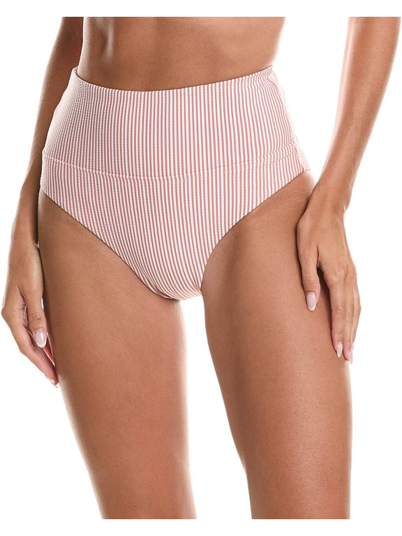 Women's Pink/White Emelia Bikini Bottom XL NWT