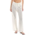 thumbnail image 1 of Onia womens  Knit Drawstring Linen Pant, XL, White, 1 of 3
