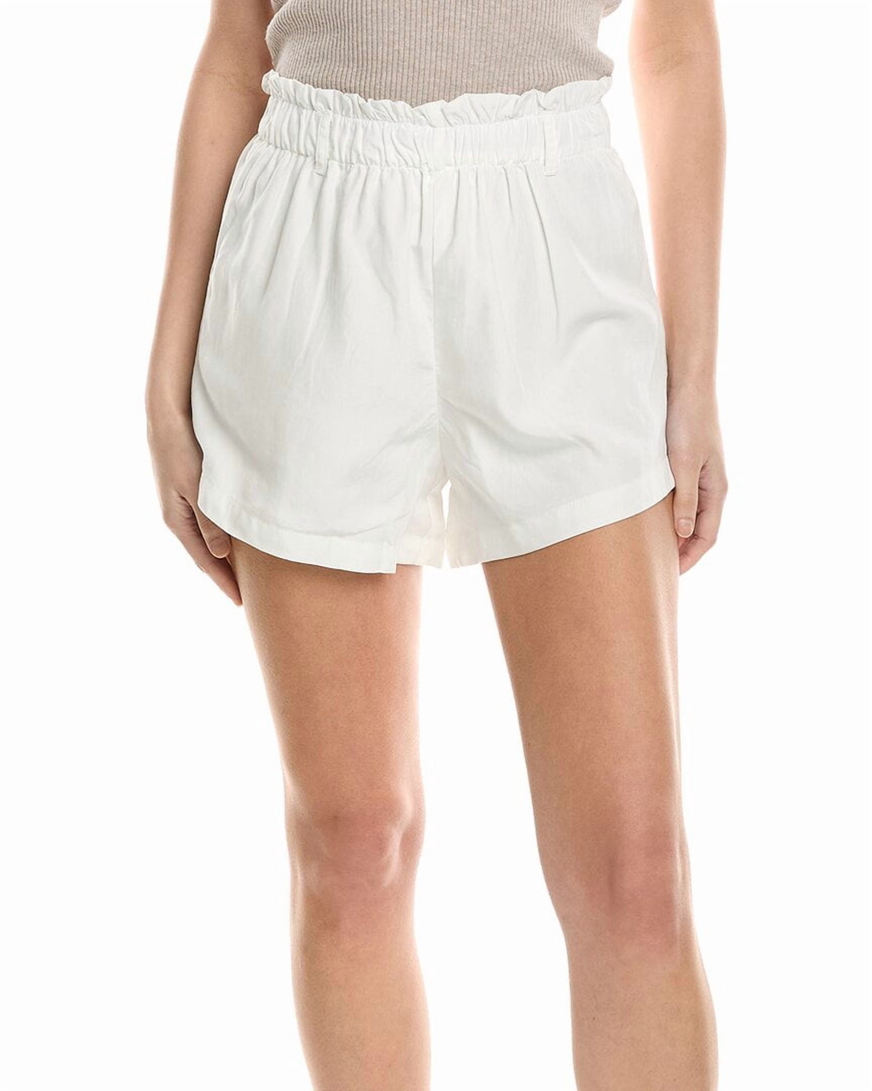 Onia Paperbag Linen-Blend Short Women's