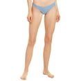 thumbnail image 1 of Onia womens  Shimmer Rib Lily Bottom, m, Blue, 1 of 3