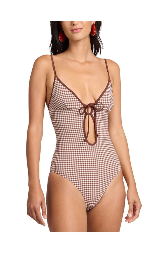 womens Soleil One-Piece, m, Brown
