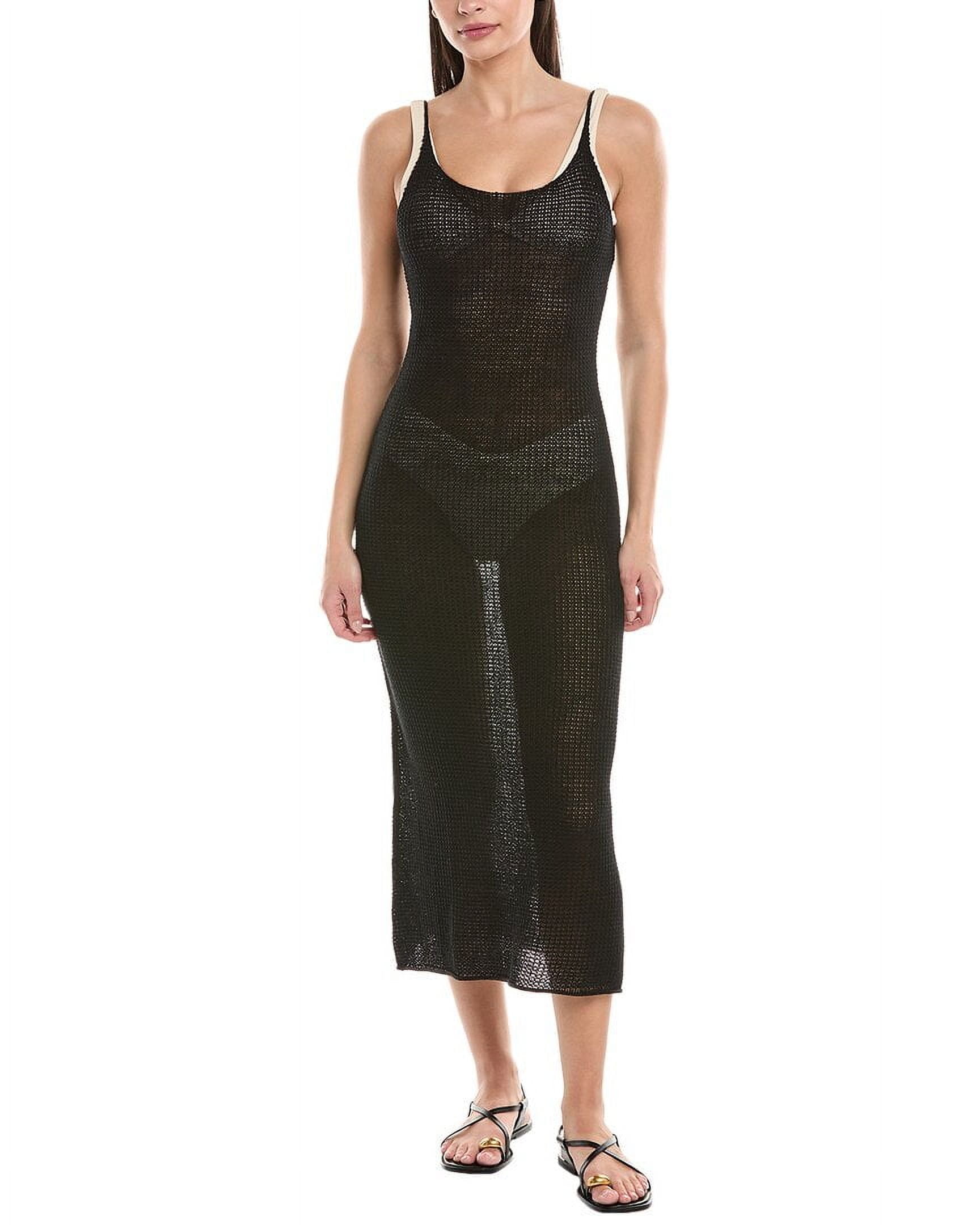 onia linen maxi dress Textured Linen Sweater Scoop Maxi Dress