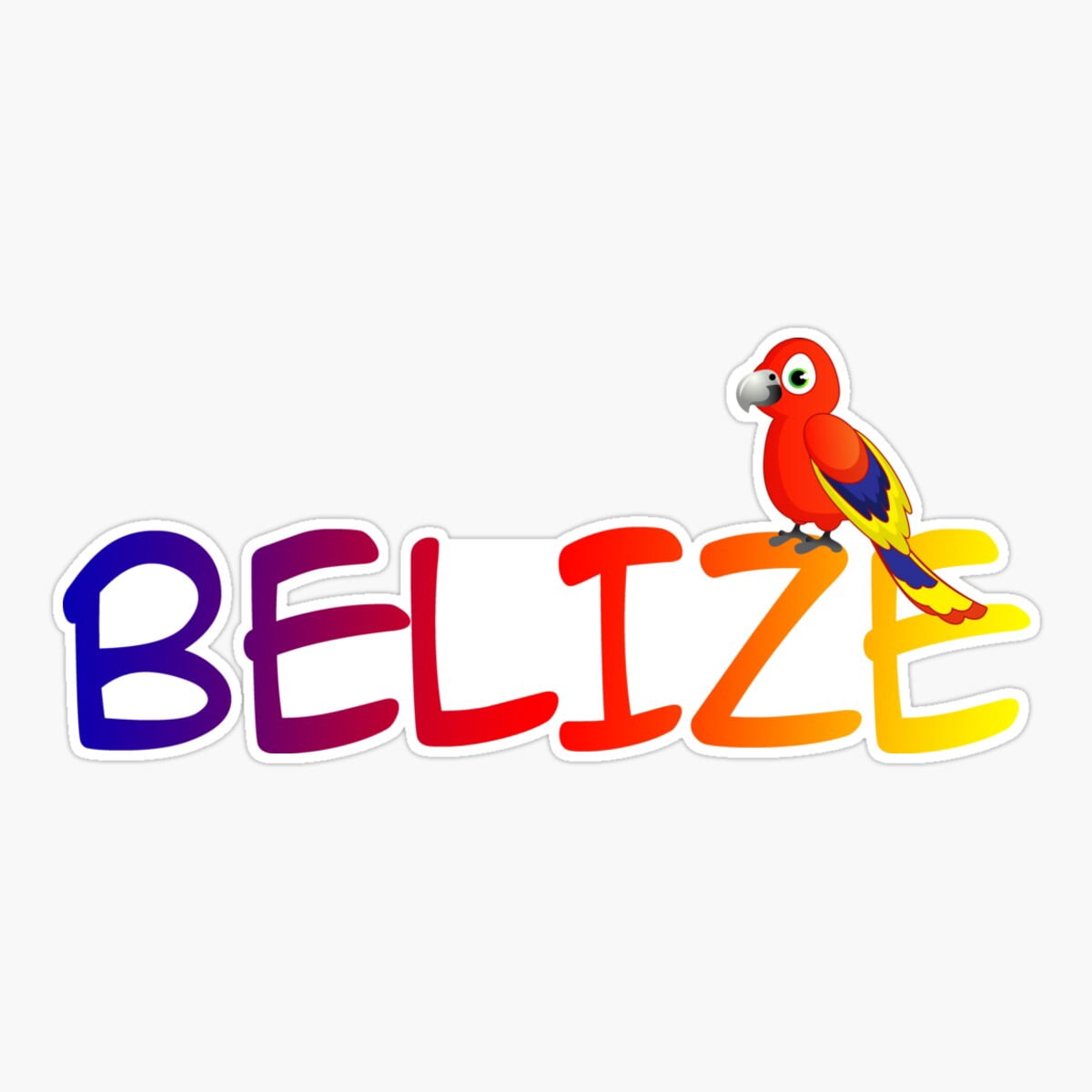 Onim Belize Tropical Parrot Caribbean Sea Travel Ocean Beach Vacation ...
