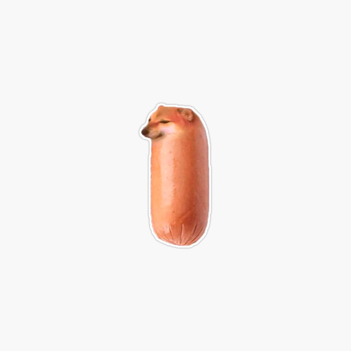 Sticker Ok Cheems Onim Cheems Sausage Sticker Sticker, Phone Decal Water Bottle Stickers ...