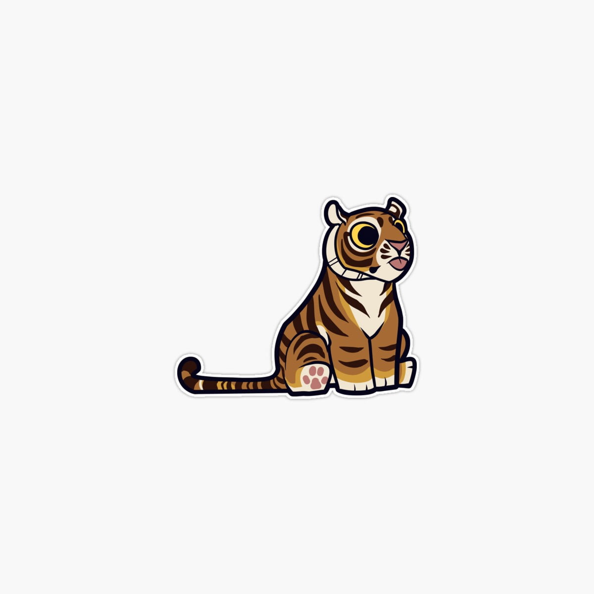 Onim Chibikko Tiger Iii Sticker, Phone Decal Water Bottle Stickers Car ...