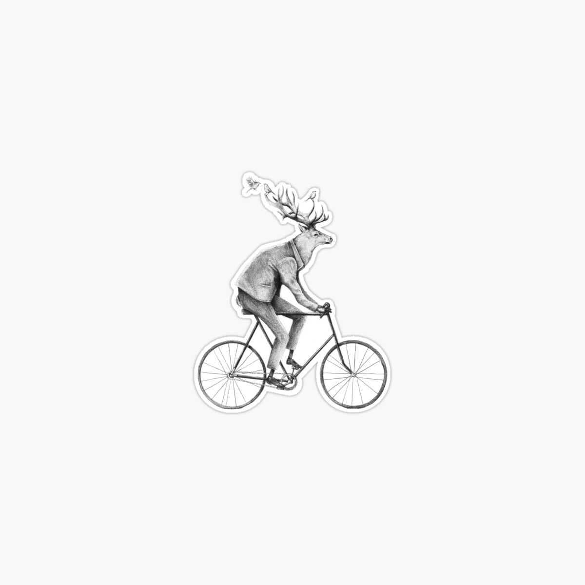 Onim Even A Gentleman Rides Sticker, Phone Decal Water Bottle Stickers ...