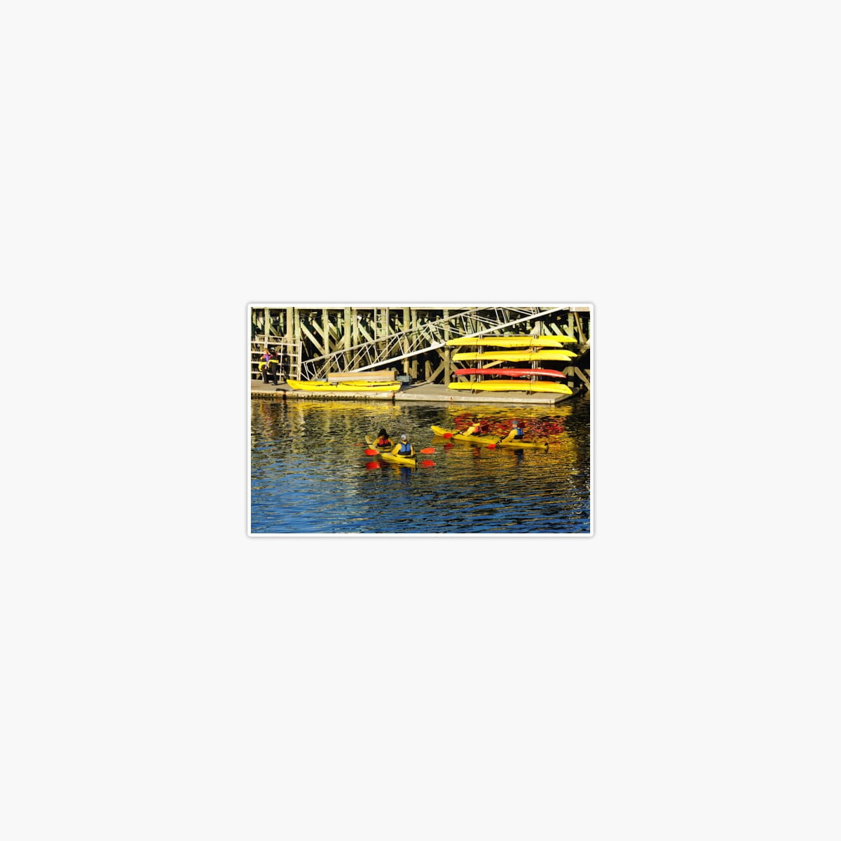 Cool Native Watercraft Kayak Decals – 2 Stickers For Car, Truck, RV, Or Any Smooth Surface
