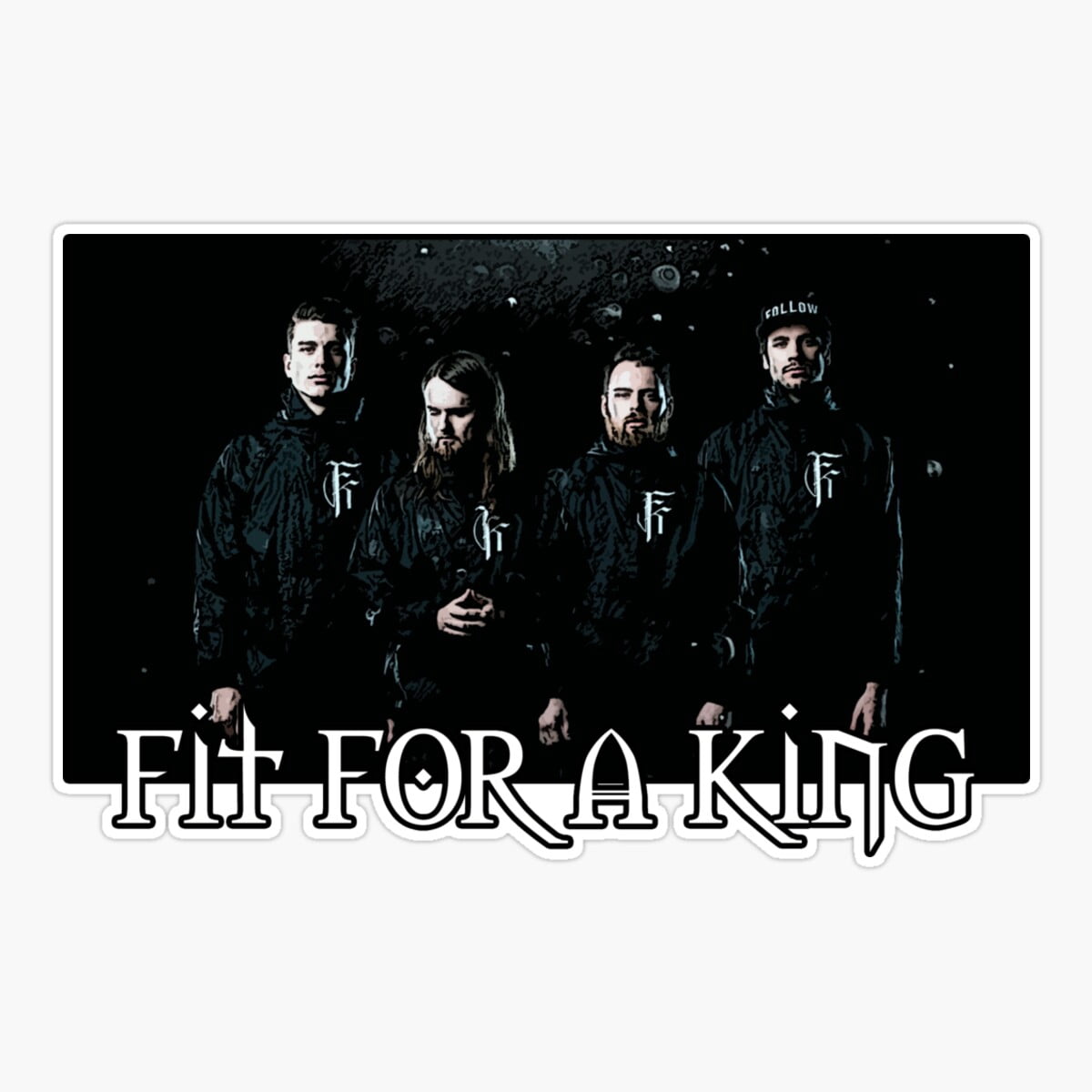 Onim Ffak Christian Metalcore Sticker, Phone Decal Water Bottle ...