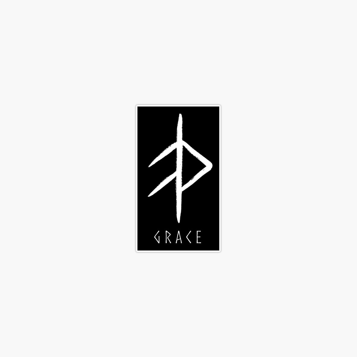 Onim Grace Rune - Norse Viking Bind Rune Sticker - Walmart.com