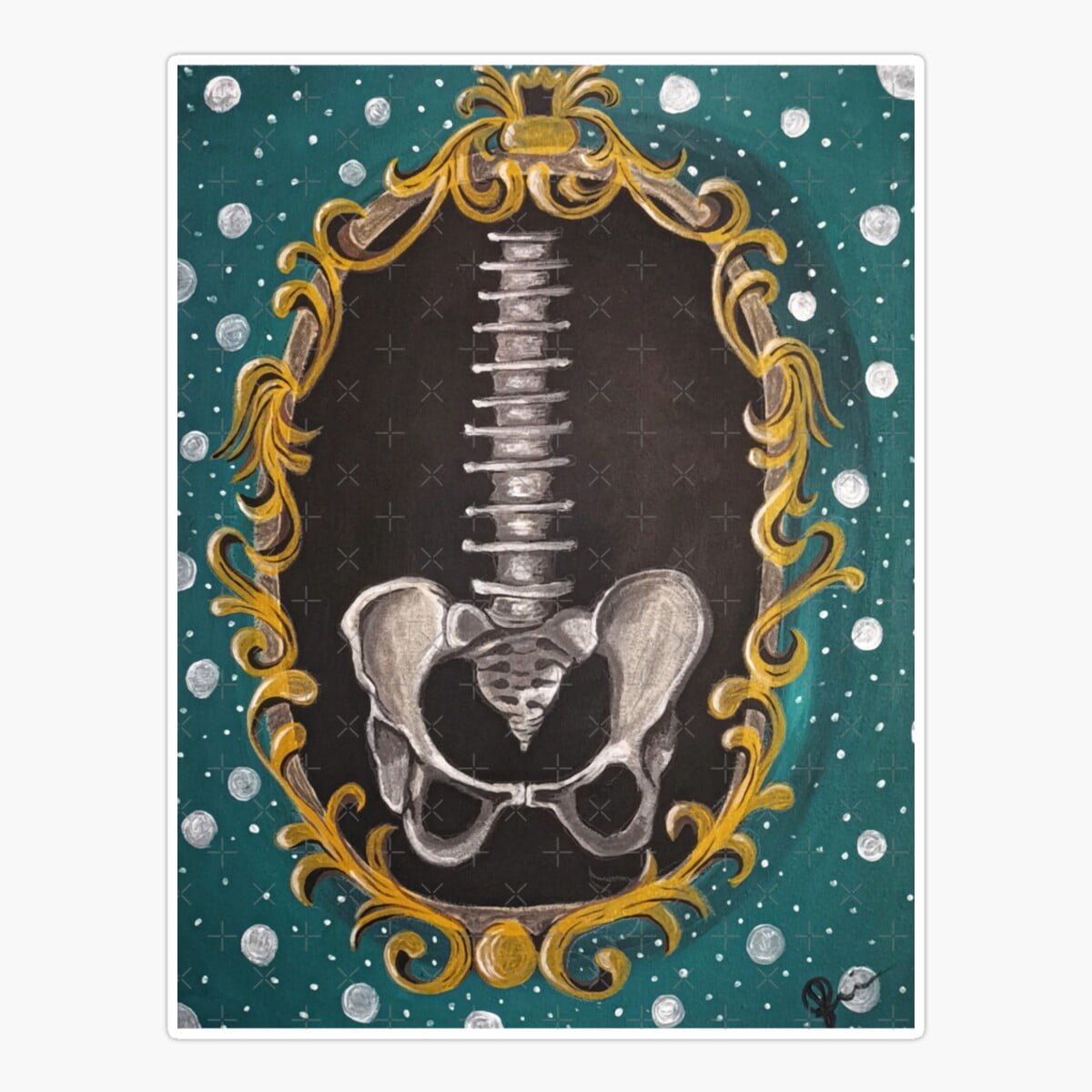 Onim Grow A Spine... Sticker, Phone Decal Water Bottle Stickers Car ...