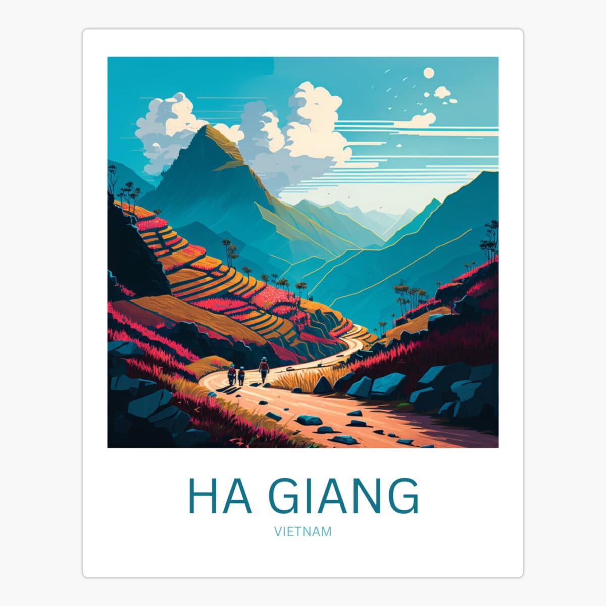 Vitnah Sticker Player Onim Ha Giang, Vietnam Sticker, Phone Decal Water Bottle Stickers Car ...