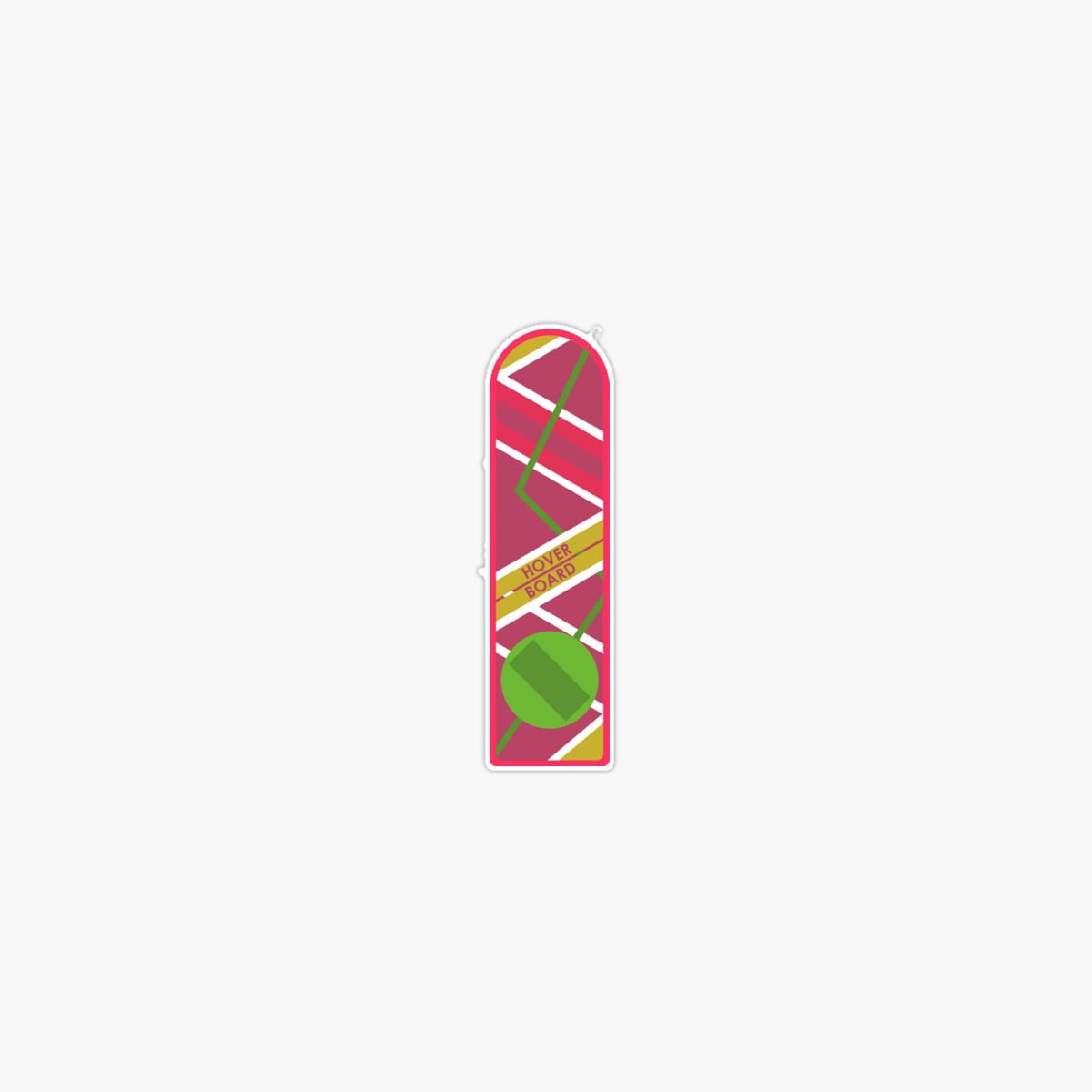 Onim Hoverboard - Back To The Future Sticker, Phone Decal Water Bottle ...