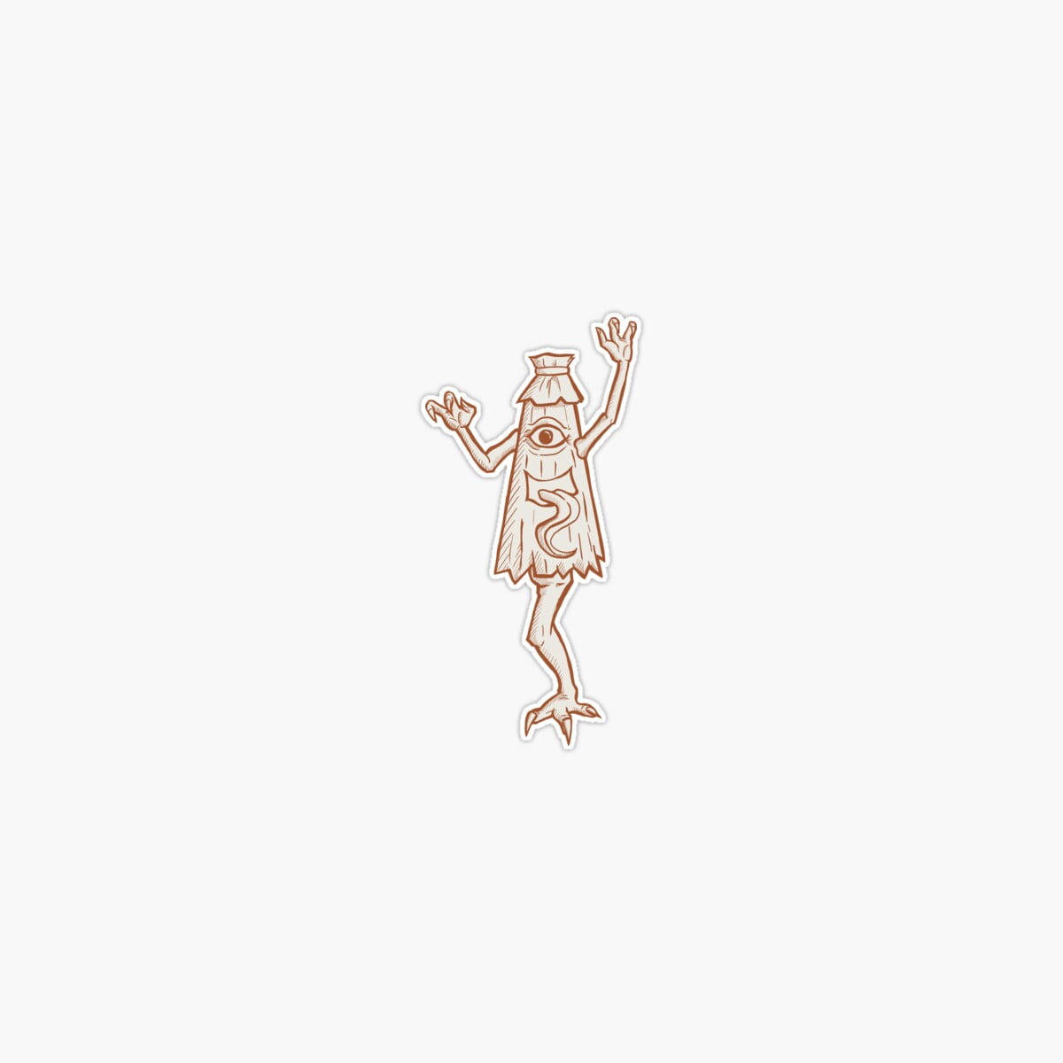 Onim Karakasa Obake Neon Sticker - Walmart.com