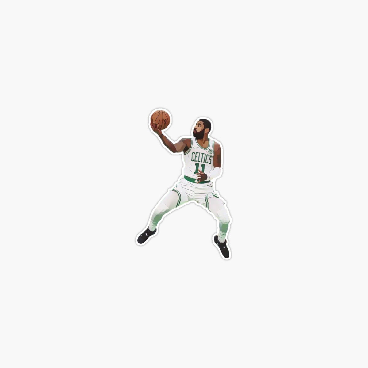 Onim Kyrie Irving Sticker Sticker, Phone Decal Water Bottle Stickers ...