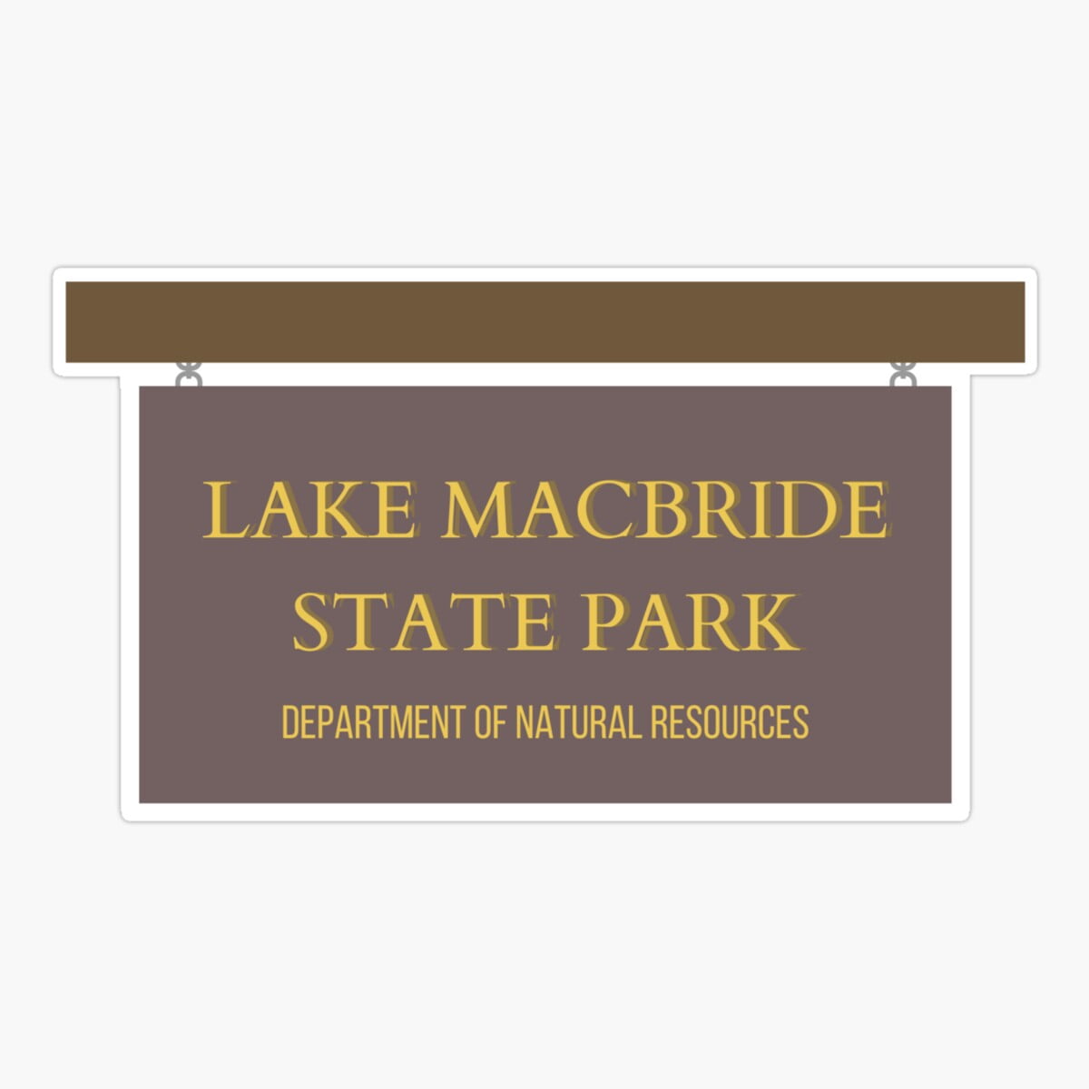 Onim Lake Macbride Sticker, Phone Decal Water Bottle Stickers Car ...