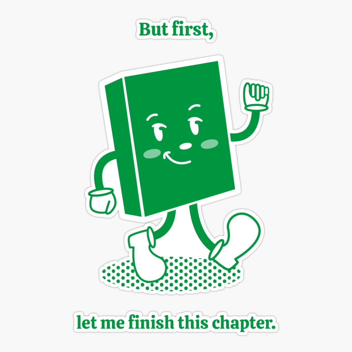 Onim Let Me Finish My Chapter Sticker, Phone Decal Water Bottle ...