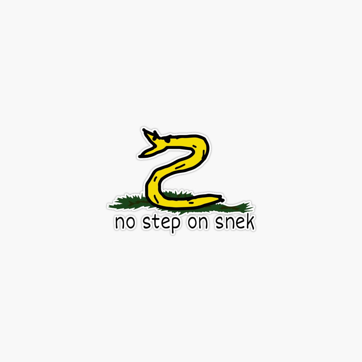 "No Step On Snek" Vinyl Sticker - Waterproof Decal For Cars, Laptops, Windows - View #8