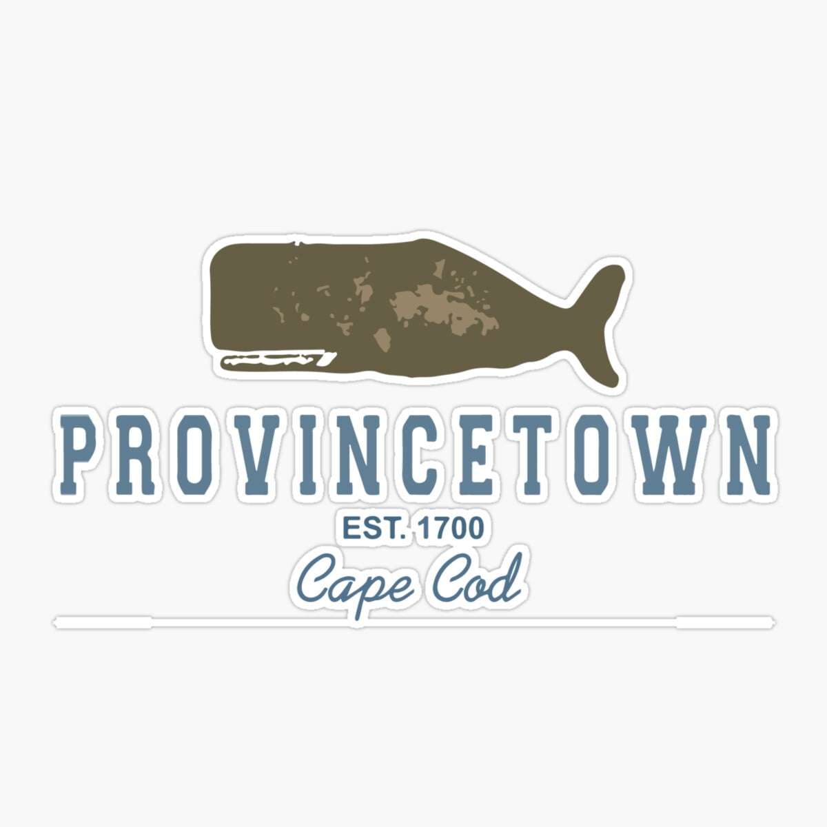 Onim Provincetown - Cape Cod. Sticker, Phone Decal Water Bottle ...