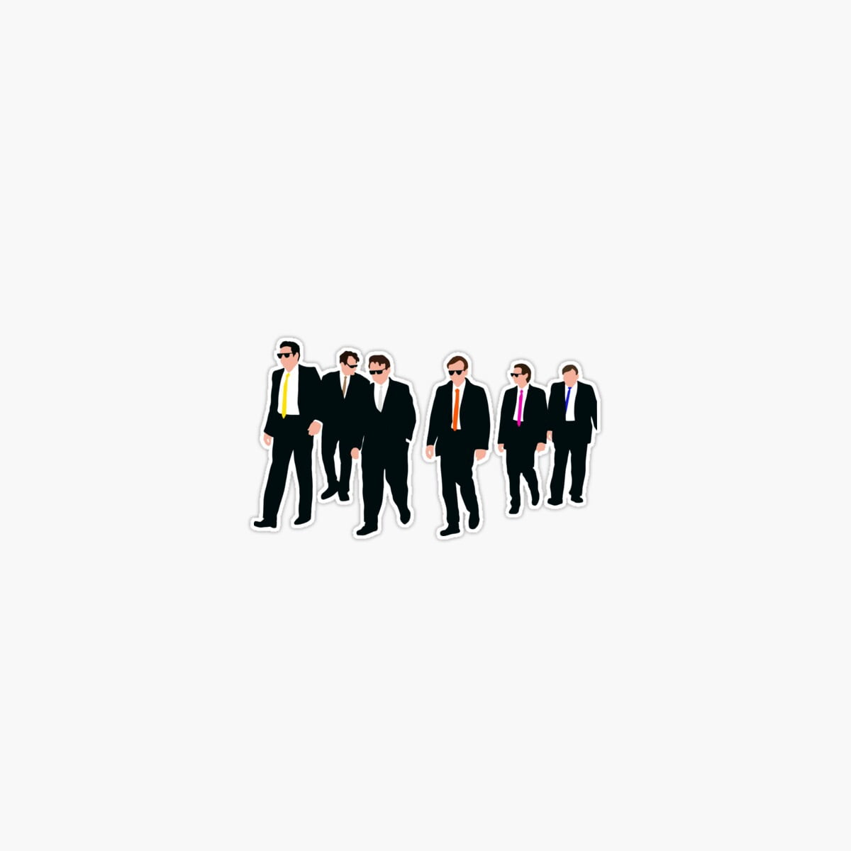 Reservoir Dogs Standoff Vinyl Sticker - Waterproof Decal For Laptop, Car, Yeti Cup - 5 Inch