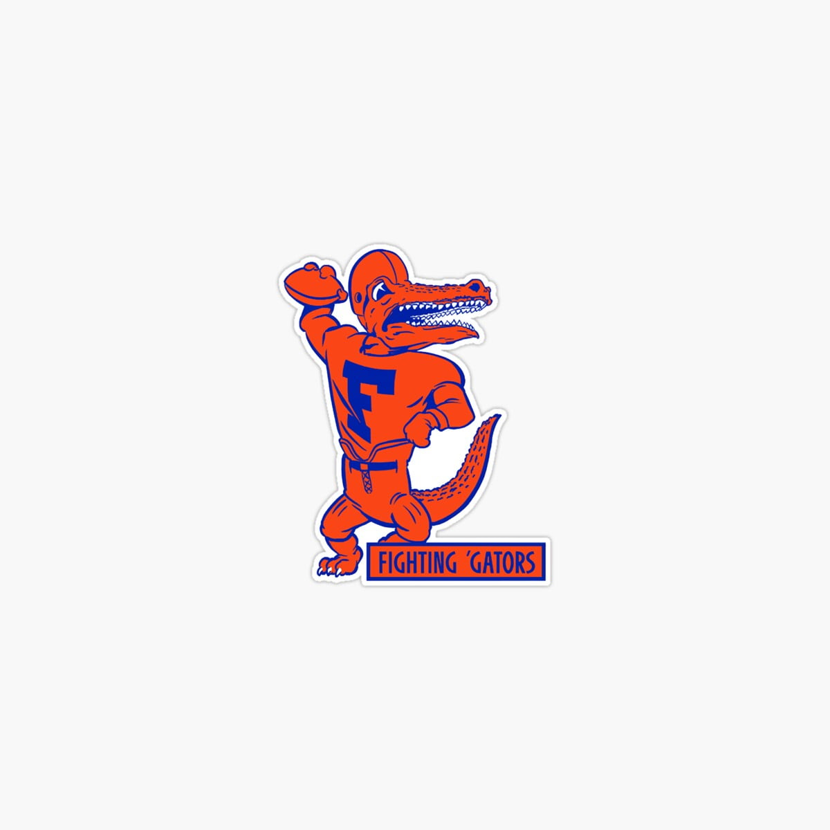 University Of Florida Decal – Gator Dad Vinyl Sticker, 5 Inches