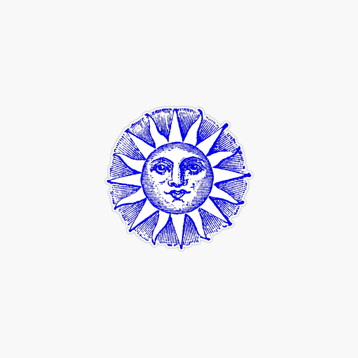 Onim Vintage Sun Sticker, Phone Decal Water Bottle Stickers Car Decals ...