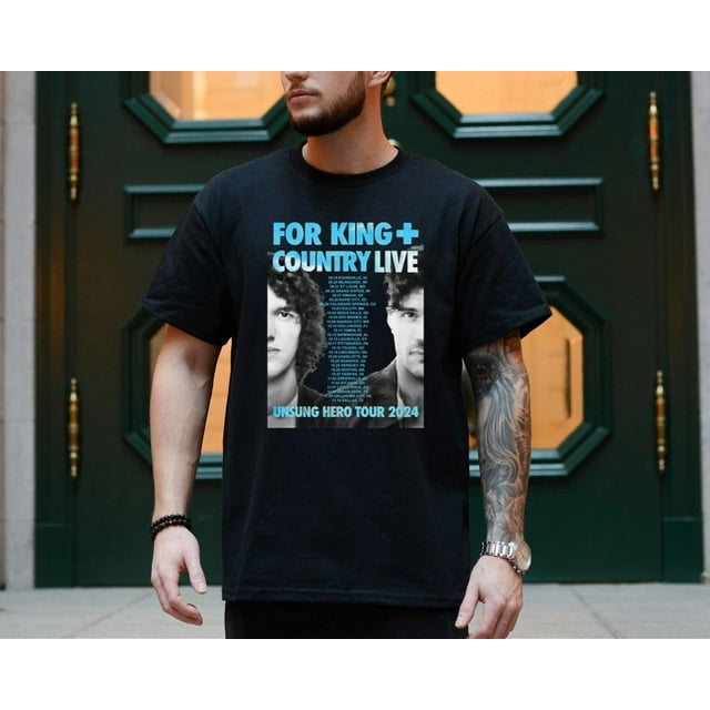 OnimStudio For King + Country Unsung Hero Tour 2025 Shirt, For King