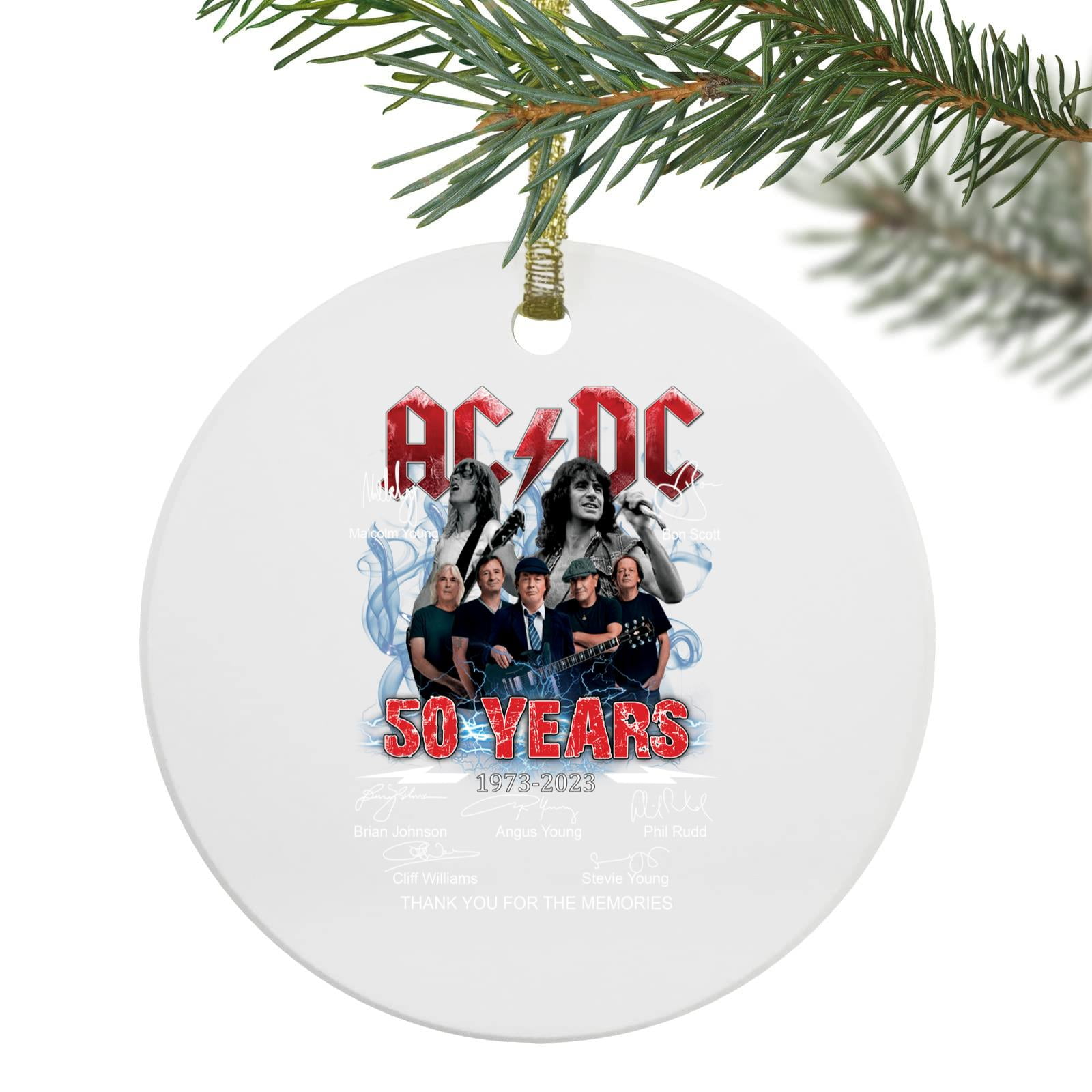 Onimhouse Ornament Acdc Band 50Th Anniversary 1973 Acdc Full Rock And ...