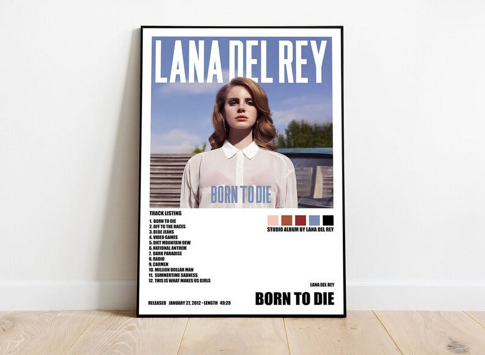 Onimhouse Poster Lana Del Rey - Born To Die Poster | Album Cover Poster