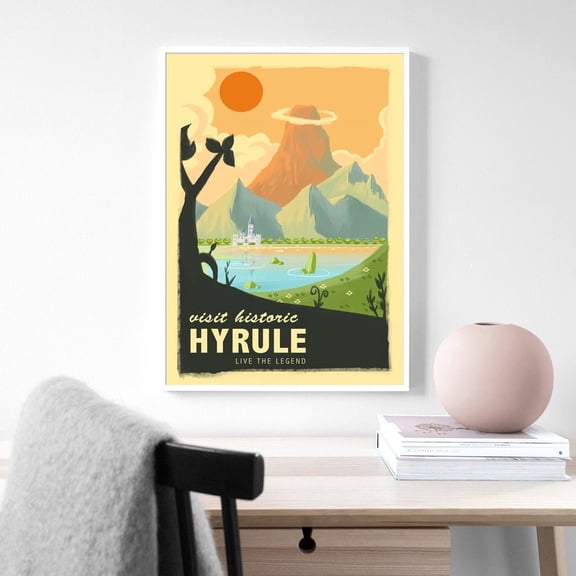 Onimhouse Poster Legend Of Zelda Hyrule Travel Posters Video Game Poster Poster, Mural, Art Poster, Home Decoration, Player Room Decoration-UNFRAMED