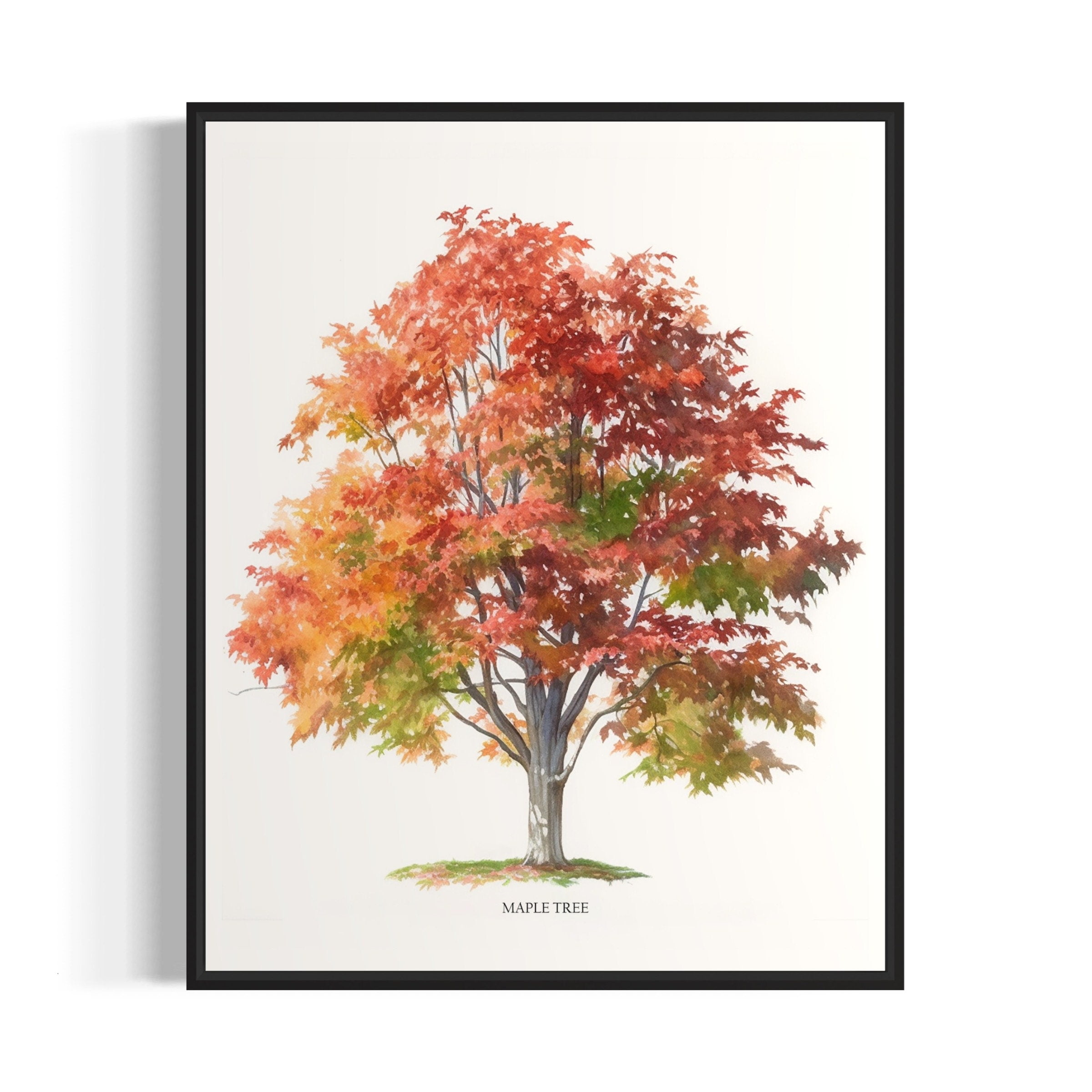 Onimhouse Poster Maple Tree Art Print, Maple Tree Wall Art Poster- UNFRAMED - Walmart.com