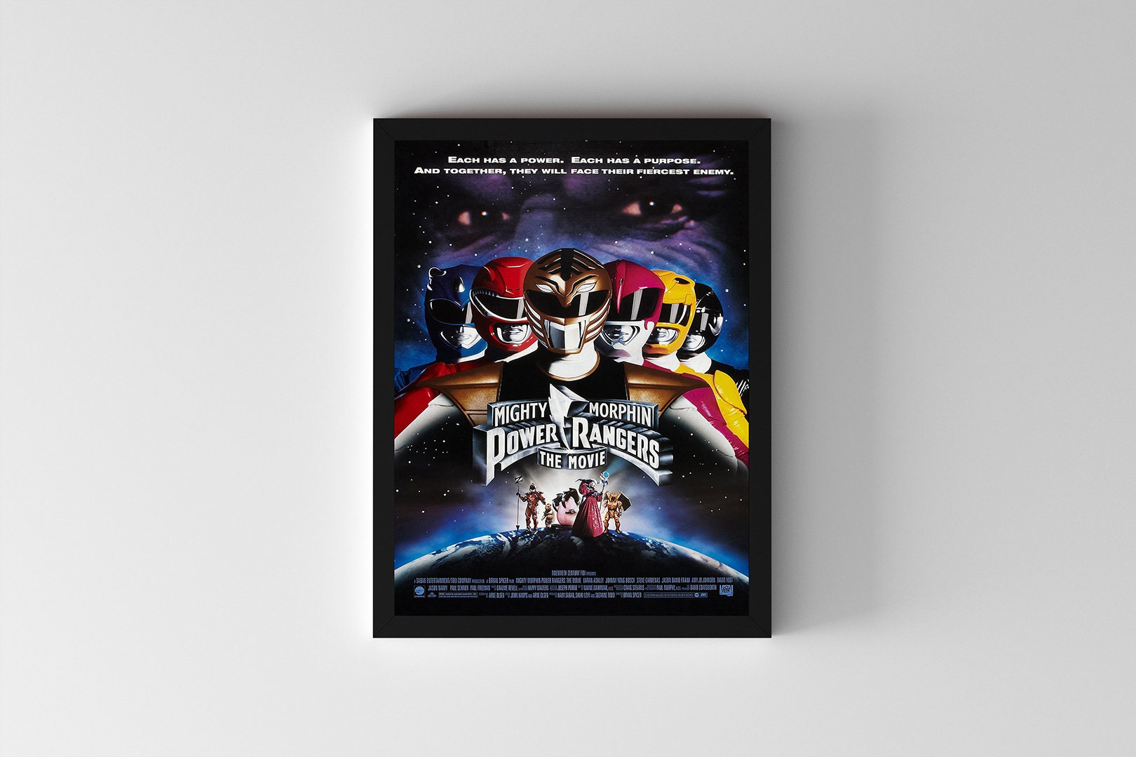 Onimhouse Poster Mighty Morphin Power Rangers : The Movie Film ...