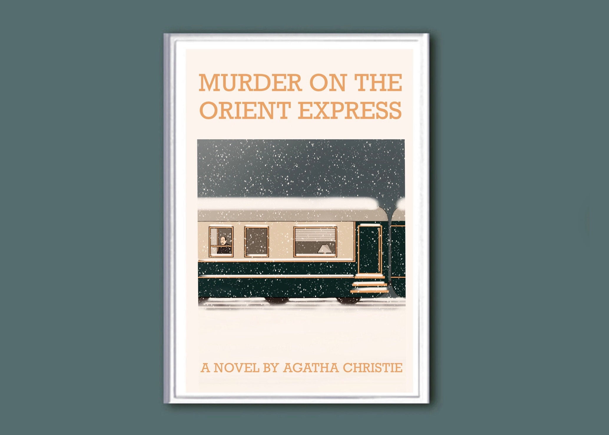 Onimhouse Poster Murder on the Orient Express book print in various