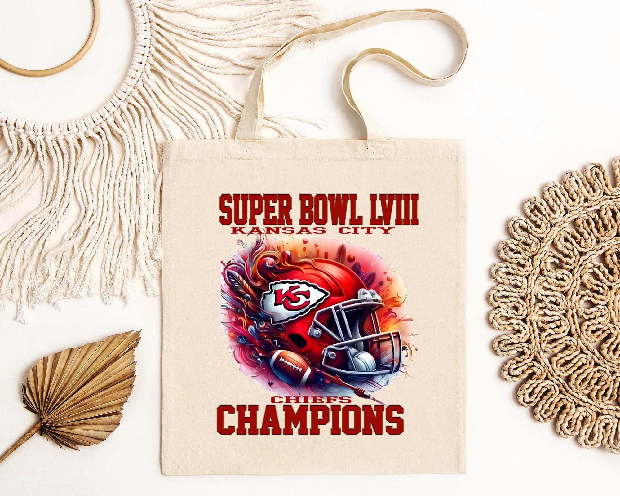 Onimhouse Tote Bag 2024 K.C Chiefs Super Bowl Lviii Championss Free