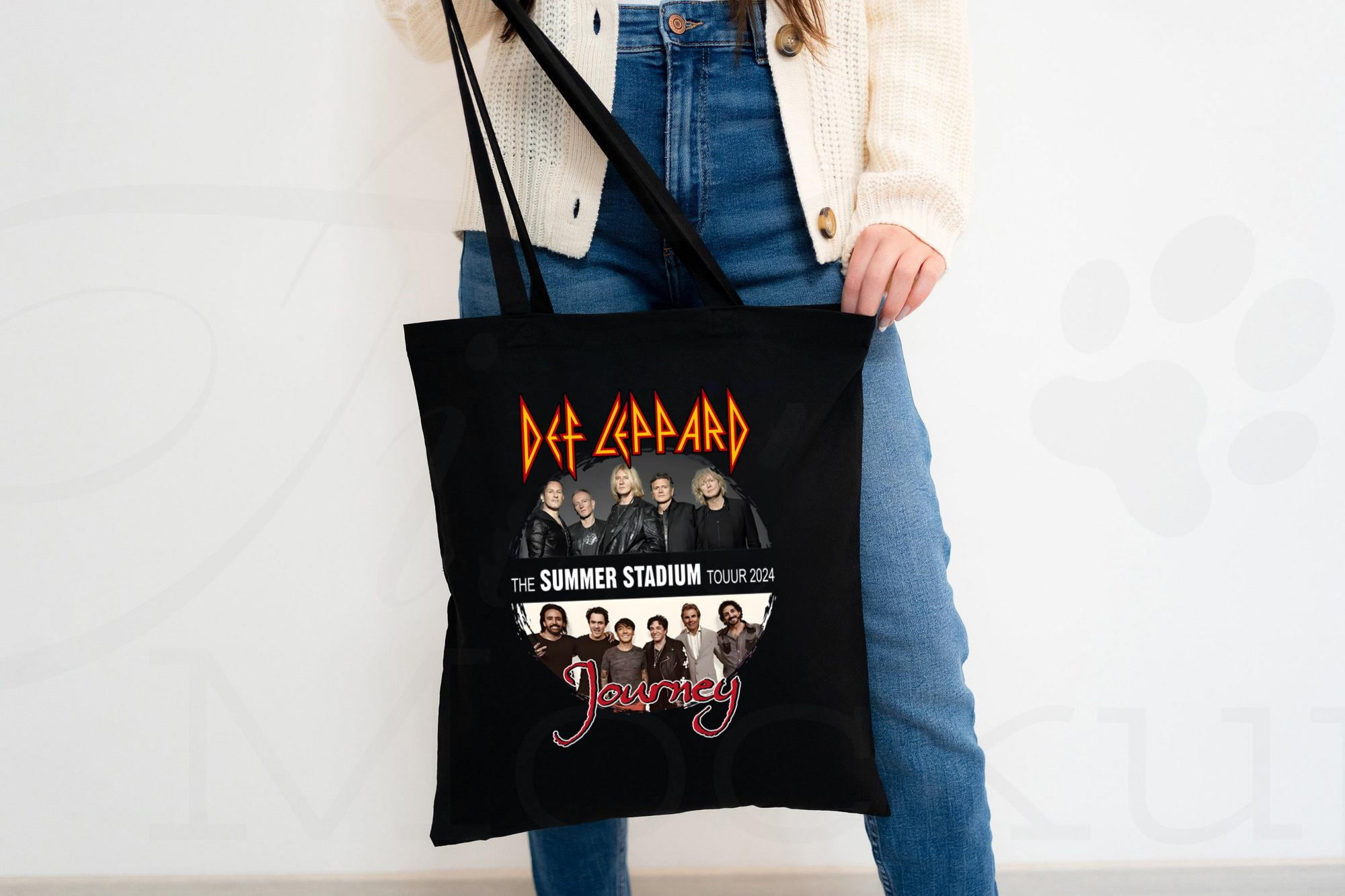 Onimhouse Tote Bag Def Leppard And Journey 2024 Tour The Summer Stadium