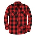 thumbnail image 1 of Onimisc Mens Flannel Shirt Long Sleeve Plaid Flannel Shirt for Men Casual Button Down Shirts Regular Fit, 1 of 6