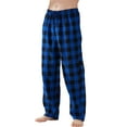 thumbnail image 1 of Onimisc Mens Pajama Pants Flannel Plaid Cotton Sleep Lounge Pants Warm Sleepwear Pants PJ Bottoms with Pockets and Button Fly, 1 Pack, 1 of 6