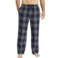 thumbnail image 1 of Onimisc Mens Pajama Pants Flannel Plaid Cotton Sleep Lounge Pants Warm Sleepwear Pants PJ Bottoms with Pockets and Button Fly, 1 Pack, 1 of 9
