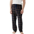 thumbnail image 1 of Onimisc Mens Pajama Pants Flannel Plaid Cotton Sleep Lounge Pants Warm Sleepwear Pants PJ Bottoms with Pockets and Button Fly, 1 Pack, 1 of 6