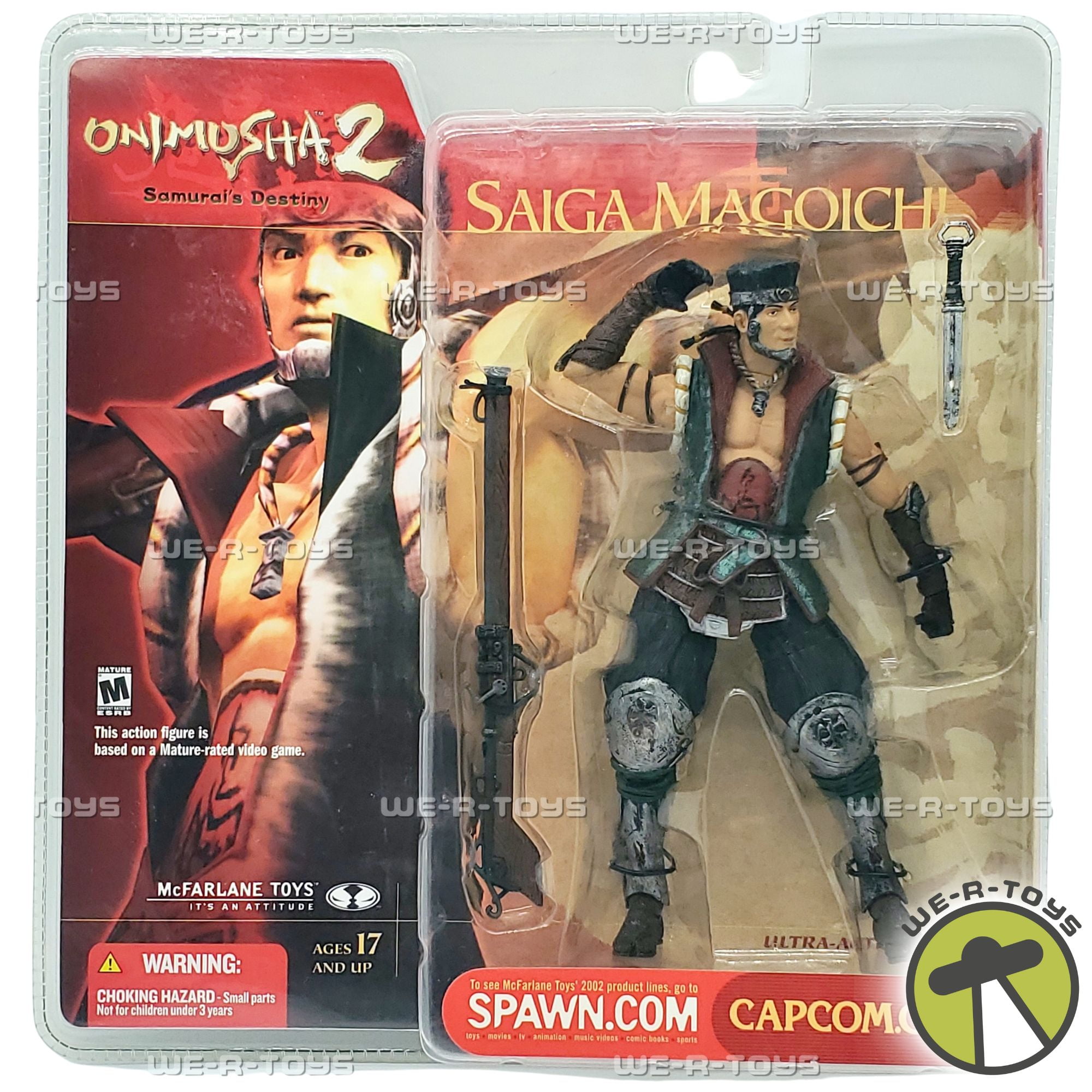 Onimusha 2 Samurais Destiny Saiga Magoichi Figure 2002 McFarlane