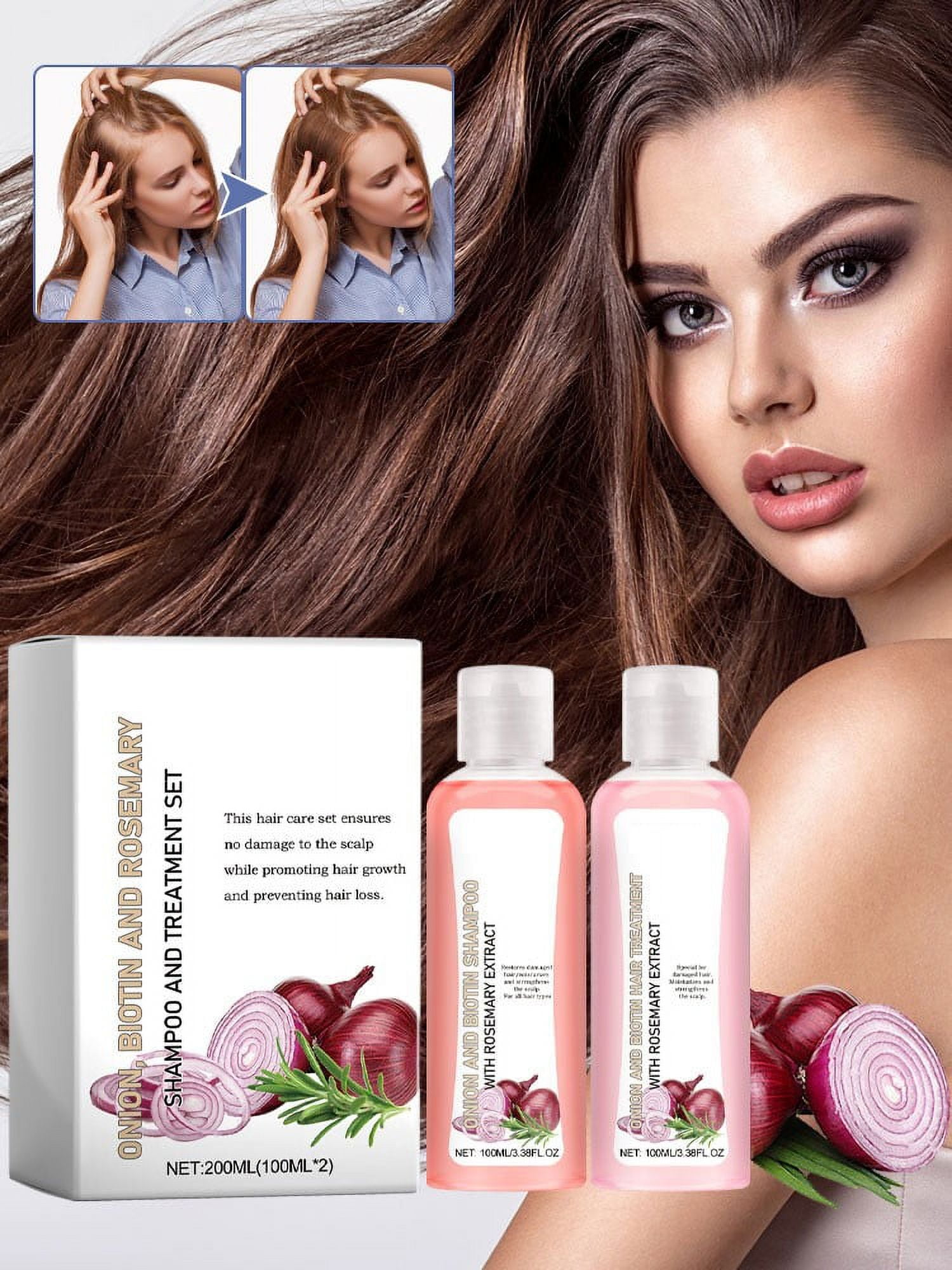 Onion And Shampoo And Set Silicone Shampoo And For All Hair Types