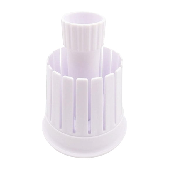 Onion Blossom Maker DIY Fried Onion Flower Slicer Cutter Multi-Purpose Vegetable Fruit Cutting Tool for Home Party Cooking(White-7.89x9.29cm)