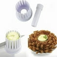 thumbnail image 1 of Onion Blossom Maker, Onion Slicer,Potato Tomato Apple Orange Blooming Devider Maker, Fruit Vegetable Cutter Tool Cutter Chopper Slicer for Kitchen, 1 of 9