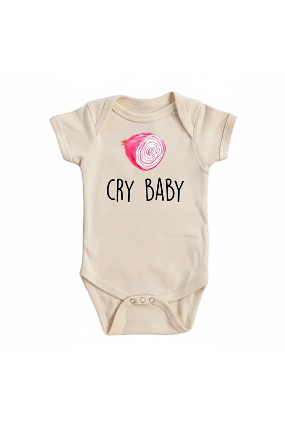 Onion Cry Newborn Baby Bodysuit