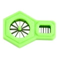 thumbnail image 1 of Onion Cutter Scallion Silk Knife Plum Blossom Onion Shredder Stainless Steel Spring Onion Shredder for Kitchen Decorative, Plate Assist Tool, 2.68x1.97 Inch,Green, 1 of 8