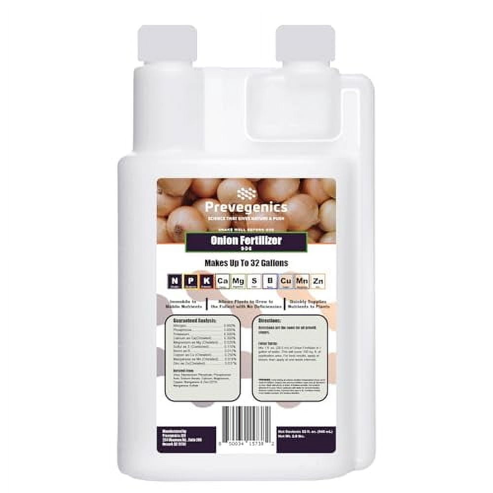 Onion Fertilizer | (32 fl. oz.) | Easy to Use | Improve Onion Plant Health  | Increase Onion Yield and Quality - Walmart.com
