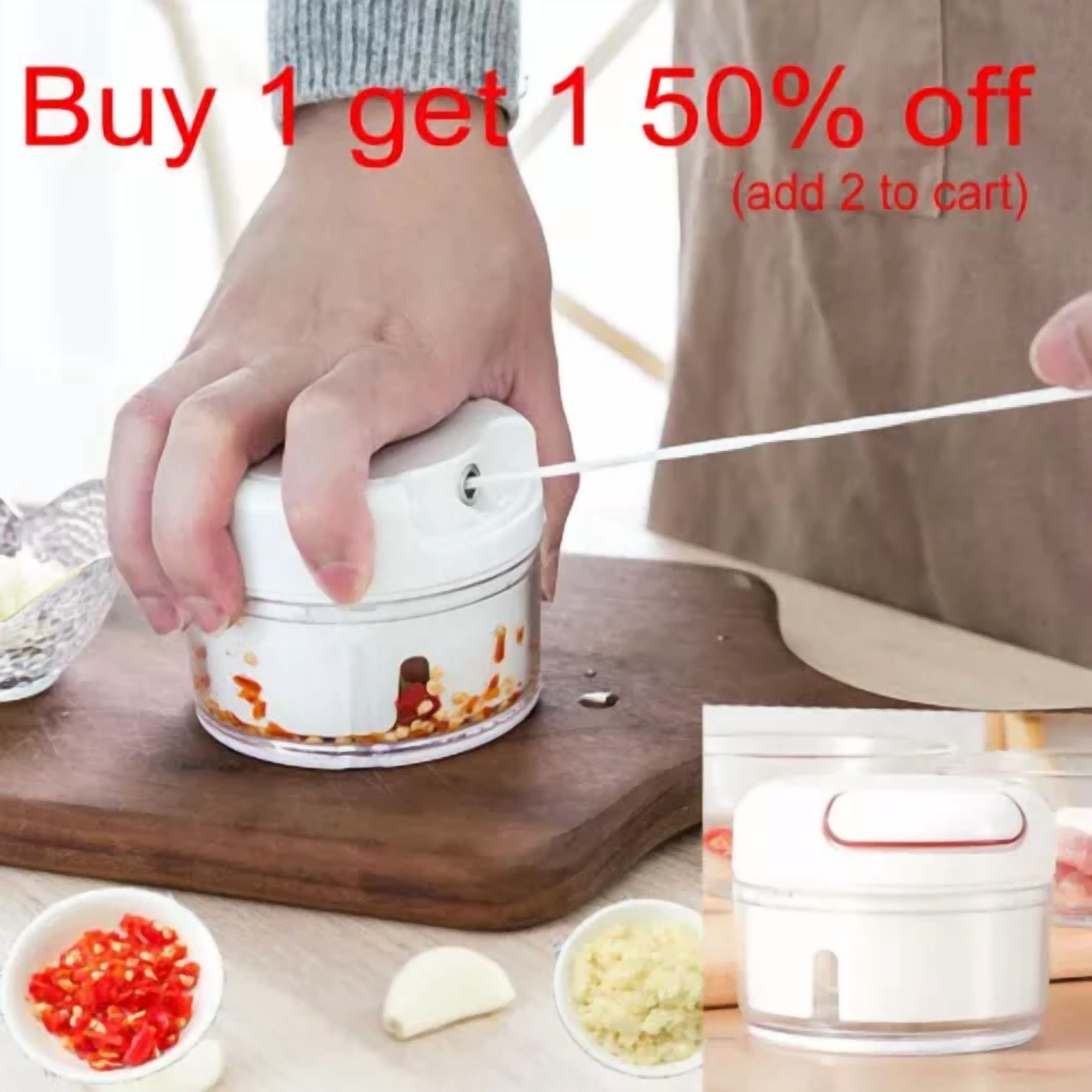 Onion Garlic Fruit Vegetable Cutter Press Manual Food Speedy Chopper Slicer 9*7