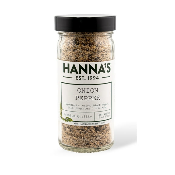 Hanna's Onion Pepper, 4 fl oz Glass Jar