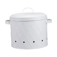 thumbnail image 1 of Onion Potato and Garlic Tin Slow Cooking Picnics Food Storage Container Tin White Style A, 1 of 8