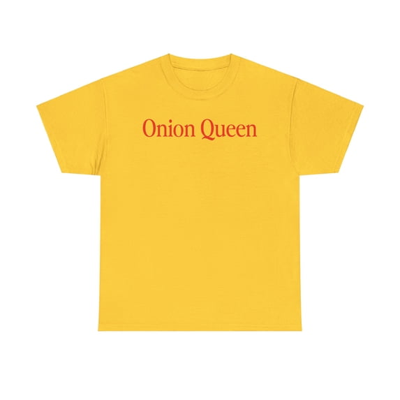 Onion Queen Shirt Gifts Tshirt Crew Neck Short Sleeve